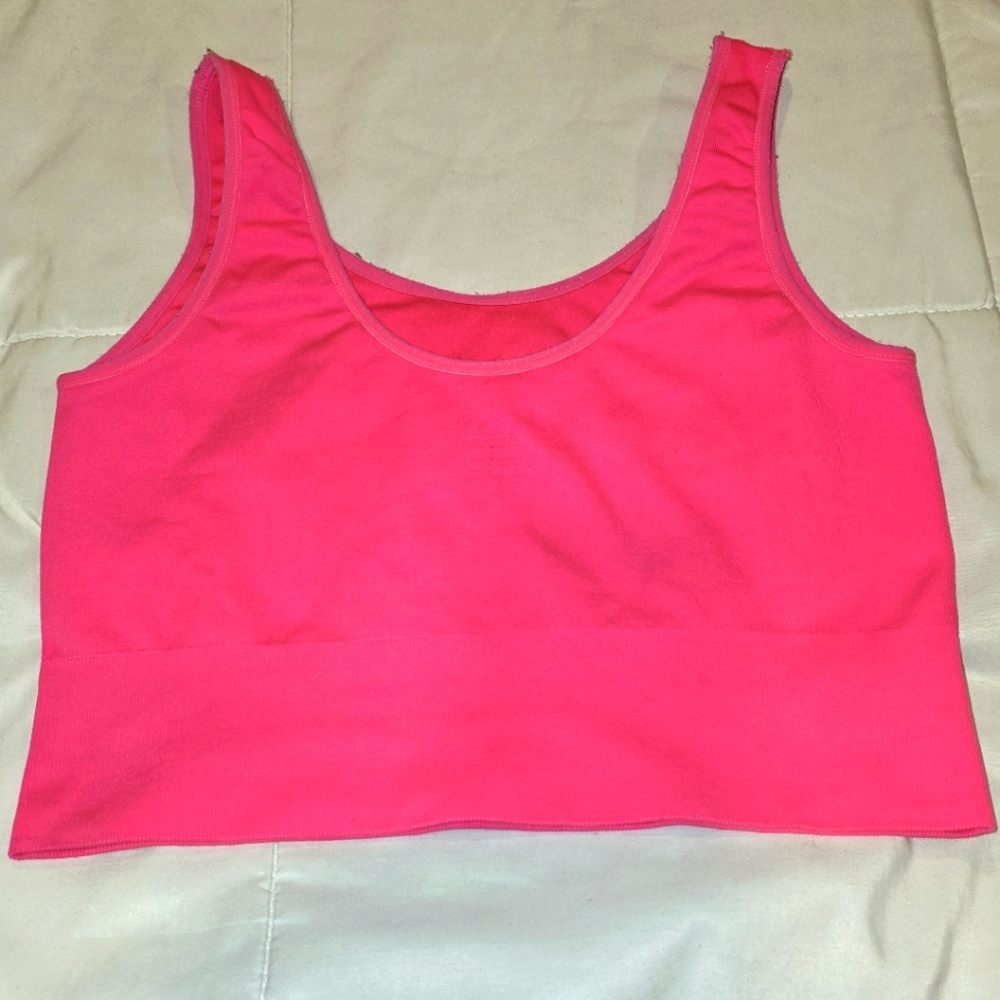Vibrant Pink Crop Top